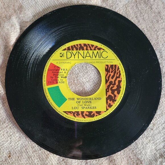 Lou Sparkes The Wonderland Of Love / Julianne 45 Vinyl Record Jamaica *RARE*🇯🇲 - Picture 1 of 2